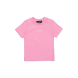 Dsquared2 Kids T-shirt Rosa con Logo per Neonate