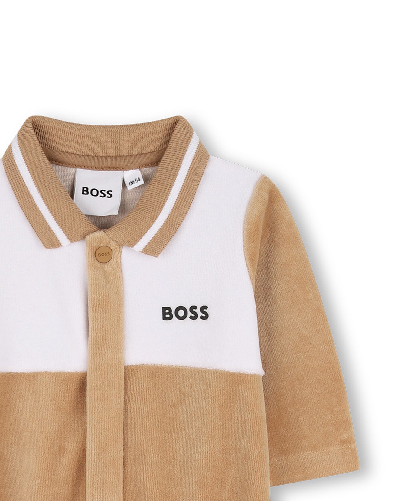 Boss  Kids Tutina Biscotto in Ciniglia per Neonati