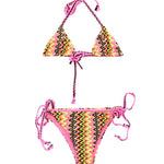 EffeK Costume Bikini Fantasia Multicolor per Bambine