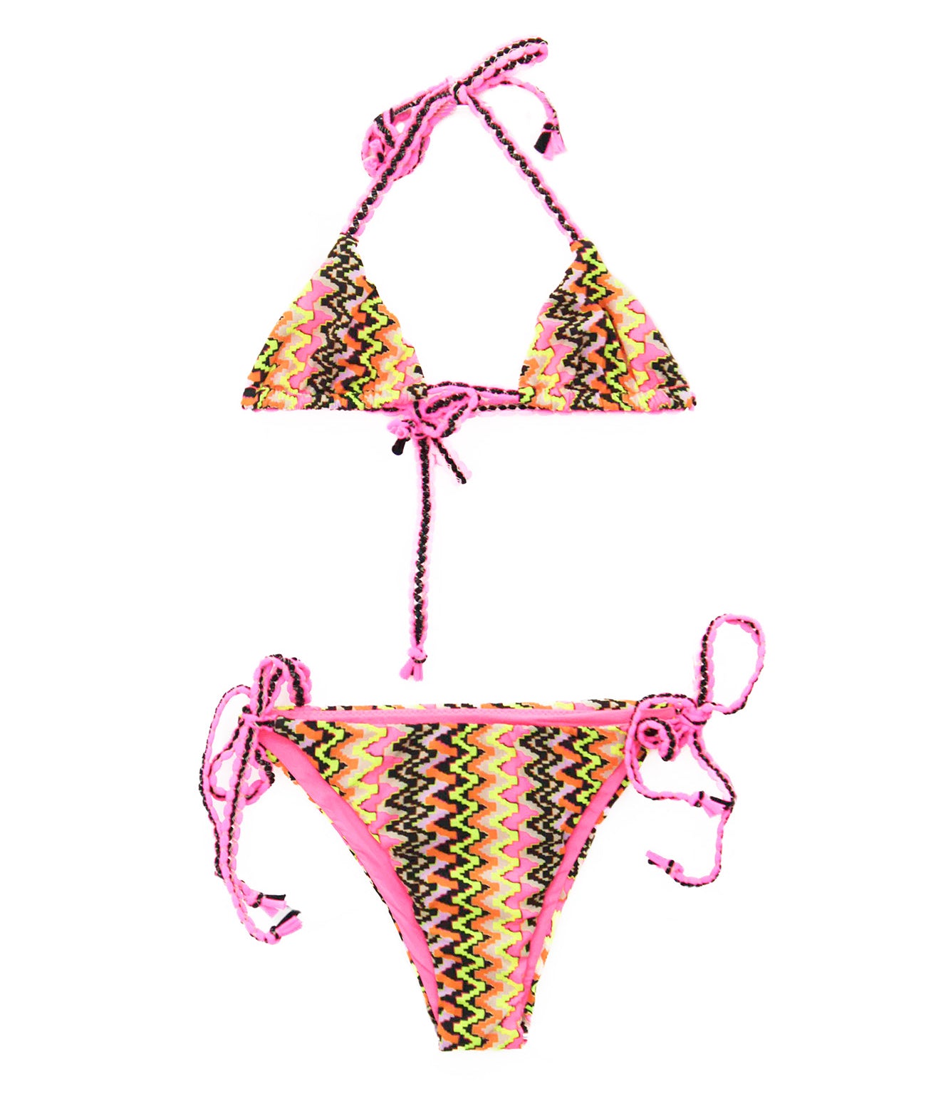 EffeK Costume Bikini Fantasia Multicolor per Bambine