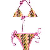 EffeK Costume Bikini Fantasia Multicolor per Bambine