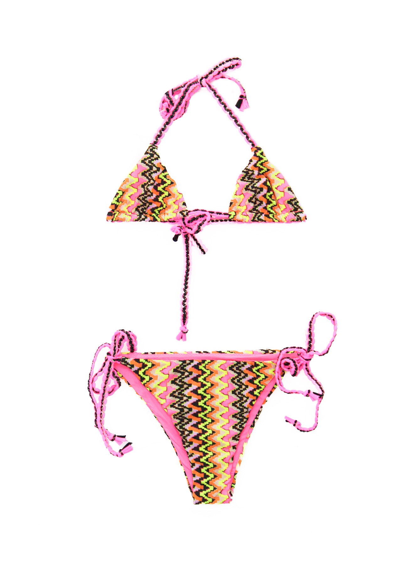 EffeK Costume Bikini Fantasia Multicolor per Bambine