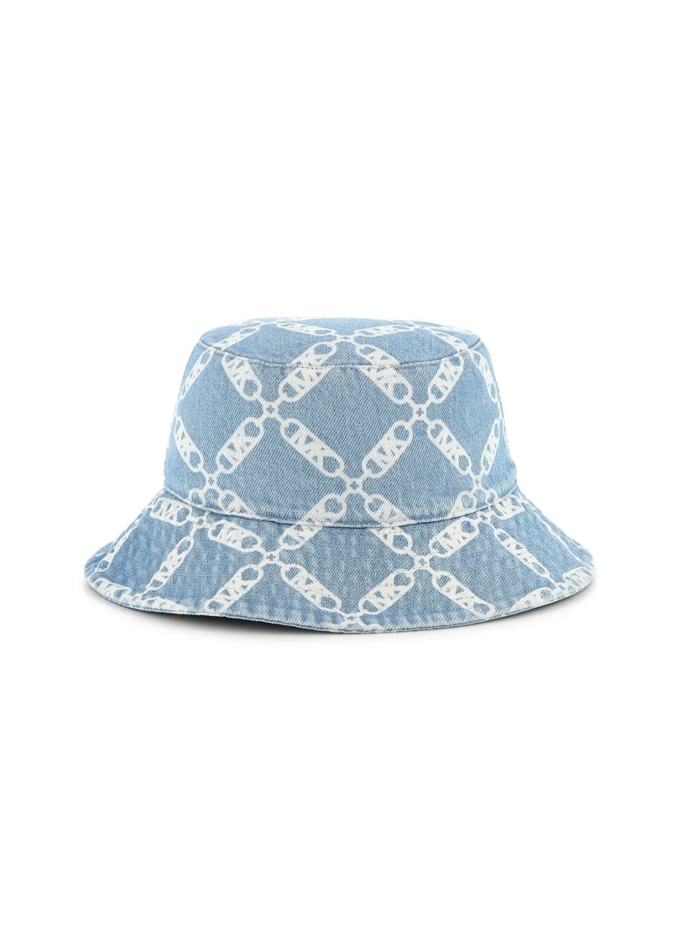 Michael Kors Kids Cappello Bucket in Denim Logo All Over per Bambine (retro)