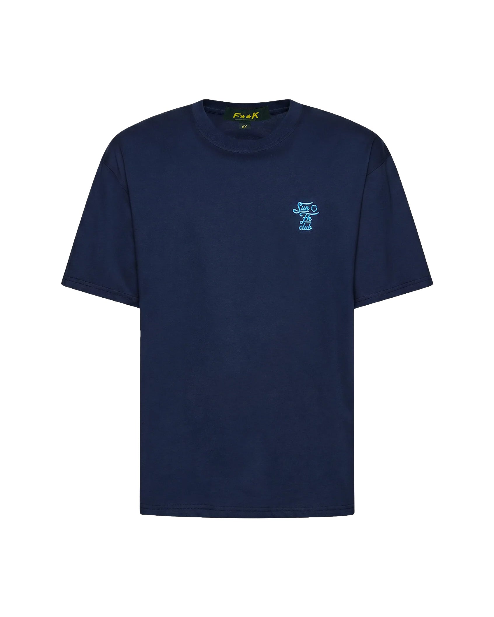 F**K Kids T-Shirt Blu con Logo per Bambini