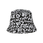 Dsquared Kids Cappello Pescatore con Logo All-over