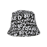 Dsquared Kids Cappello Pescatore con Logo All-over