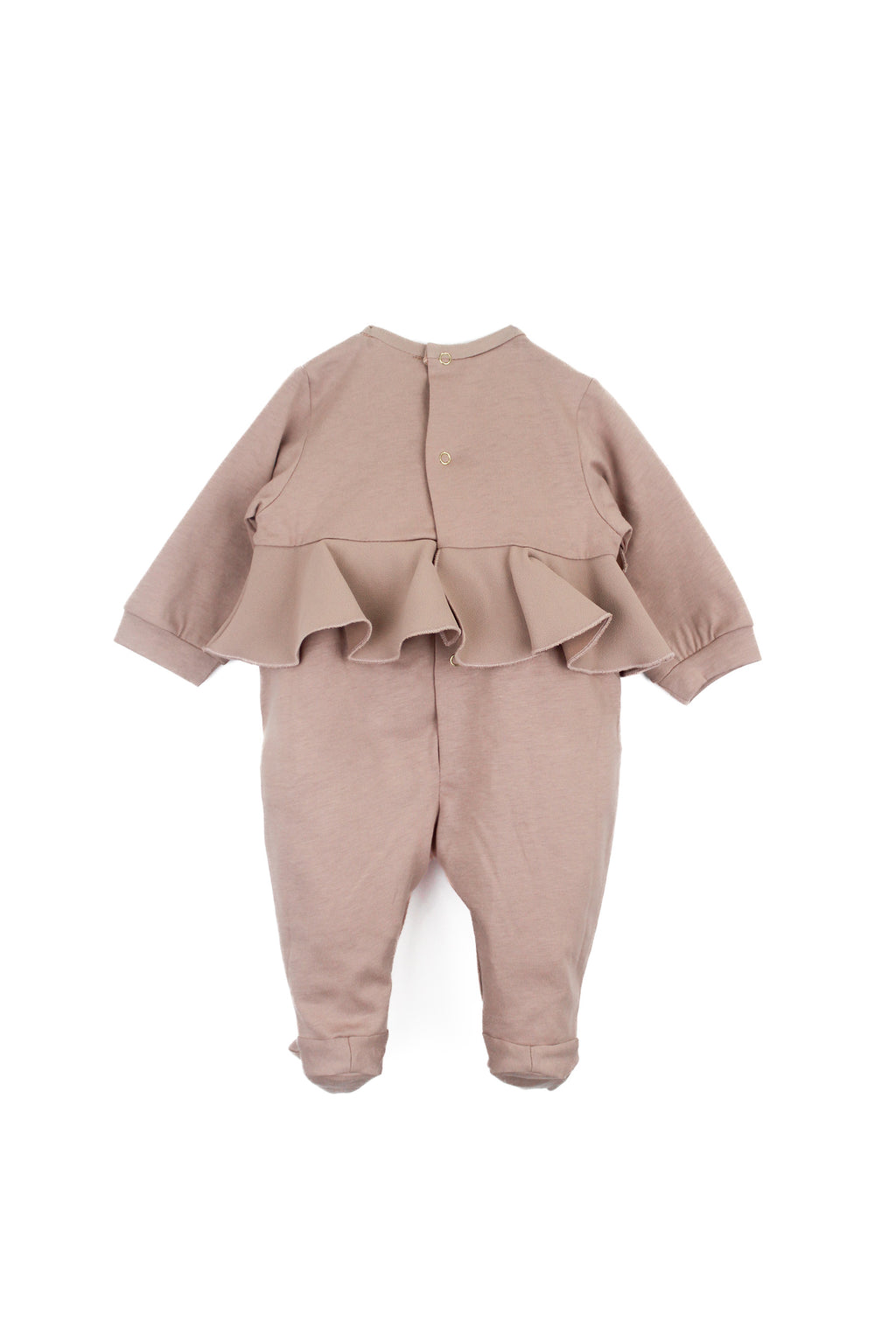 Elisabetta Franchi La Mia Bambina Tutina Sunrise con Volant per Neonate