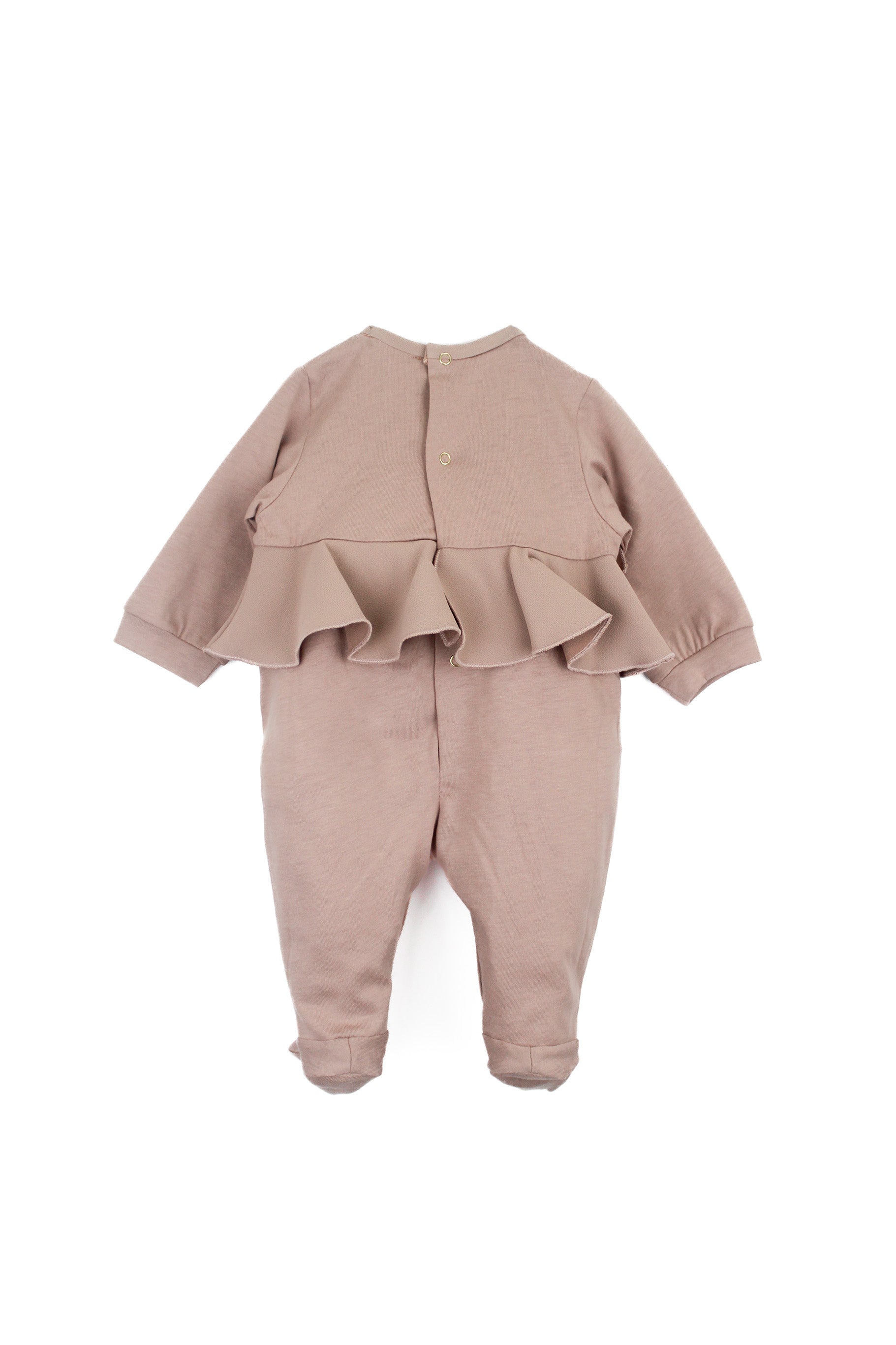 Elisabetta Franchi La Mia Bambina Tutina Sunrise con Volant per Neonate