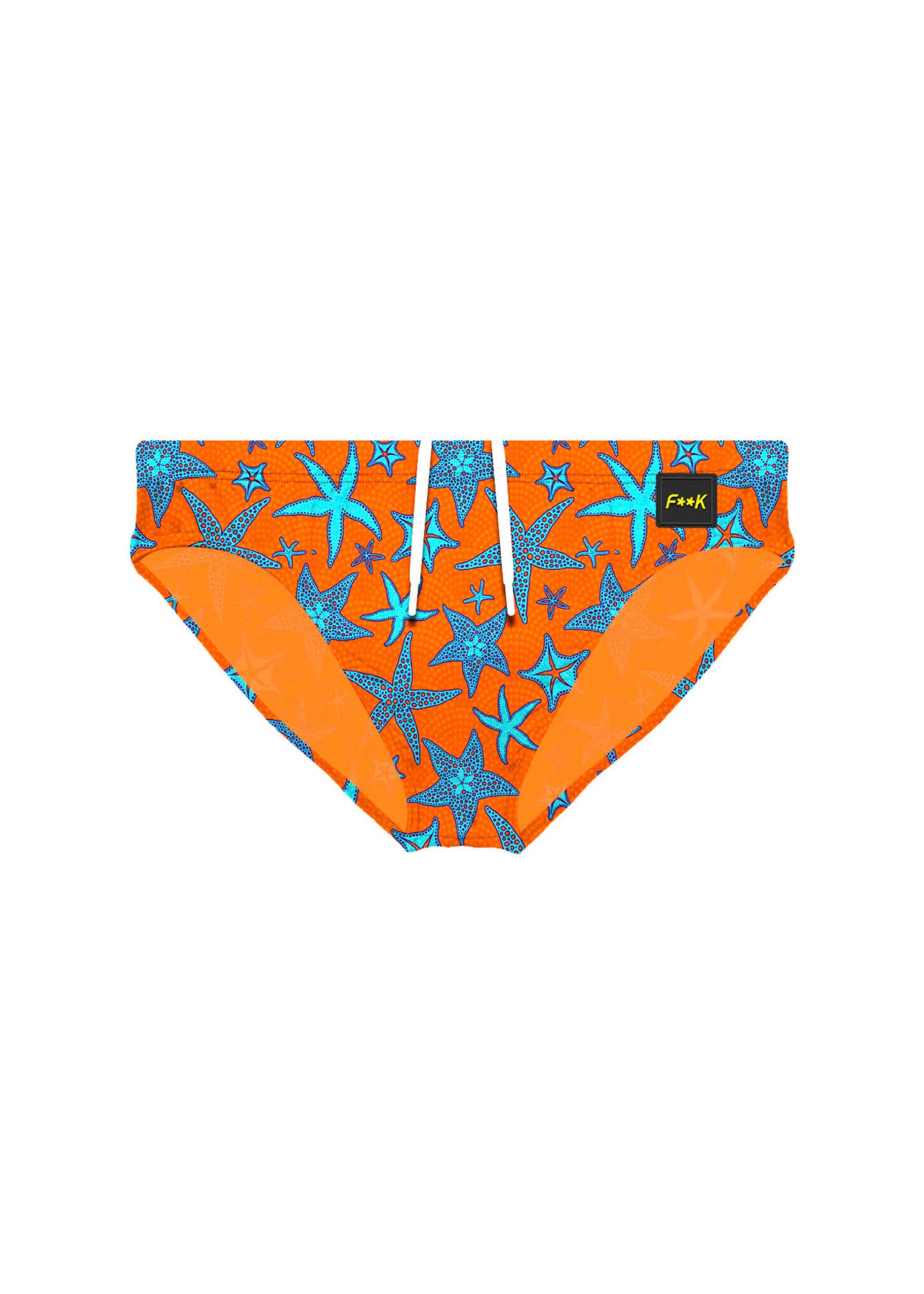 Effek Orange Starfish Fantasy Slip Costume for Kids