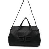 Elisabetta Franchi La Mia Bambina Borsa Mamma Nero con Logo