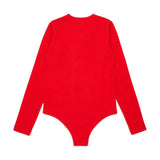 Diesel Kids Body Rosso con Logo Oval-D per Bambine