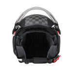 Sprayground Casco Grigio con Motivo Logo Laterale