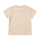 Elisabetta Franchi La Mia Bambina T-Shirt Nude con Logo per Neonate