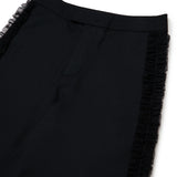 Dsquared2 Kids Pantalone Nero con Pieghe Laterali per Bambine