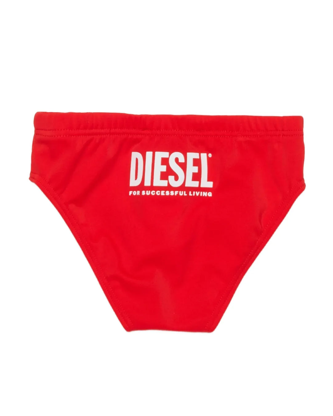 Diesel Kids Costume Rosso con Logo sul Retro per Neonati
