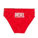 Diesel Kids Costume Rosso con Logo sul Retro per Neonati
