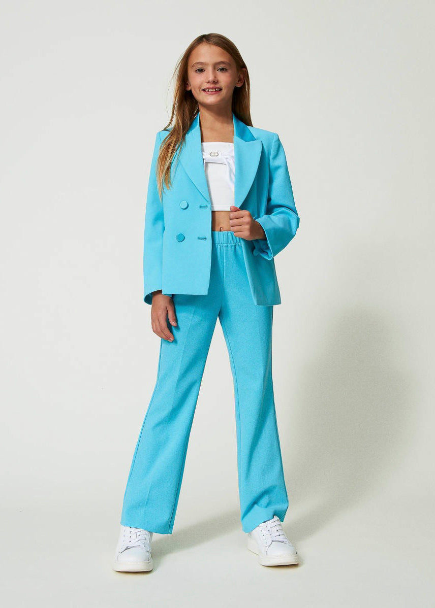 Twinset Kids Giacca Blazer Azzurra 