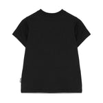 Moschino Kids T-Shirt Nera con Ricamo Teddy per Bambini