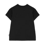 Moschino Kids T-Shirt Nera con Ricamo Teddy per Bambini