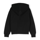 Moschino Kids Black Zip Up Hoodie for Kids