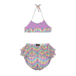Effek Costume Bikini Fantasia con Ruches per Neonate