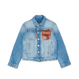 Dsquared2 Kids Giacca in Denim Blu Chiaro per Bambine