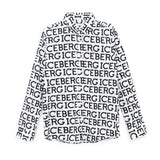 Iceberg Kids Camicia Bianca con Logo Monogram All-over