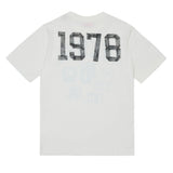 Diesel Kids T-Shirt Off-White con Stampa per Bambini