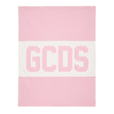Gcds Kids Coperta Rosa e Bianco con Logo