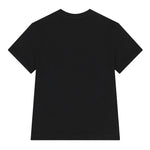 Elisabetta Franchi La Mia Bambina T-Shirt Nero con Logo Oro per Bambine
