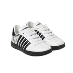 Dsquared2 Kids Sneakers Argento e Bianco per Bambini