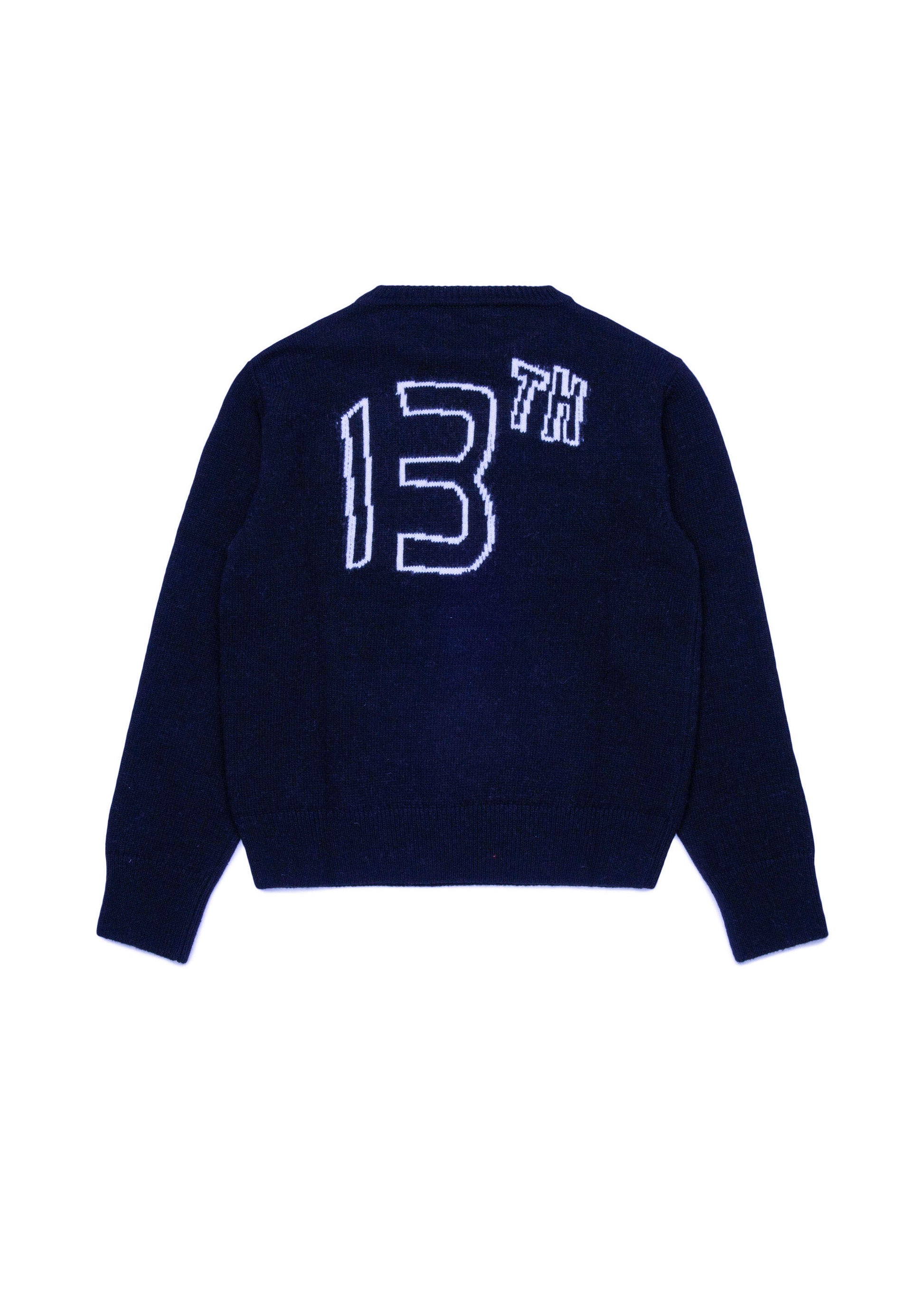 Dsquared2 Maglione Blu con Intarso Lettering per Bambini