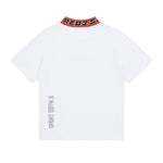 Dsquared2 Kids T-shirt Bianca/Arancione Sport EDTN per Bambini (retro)