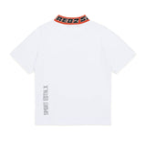 Dsquared2 Kids T-shirt Bianca/Arancione Sport EDTN per Bambini (retro)