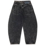 Diesel Kids Pantalone in Denim Nero per Bambine
