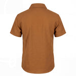 Daniele Alessandrini Kids Camicia Caramello con Logo per Bambini