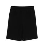 Moschino Kids Short Nero con Logo Teddy Bear per Bambini