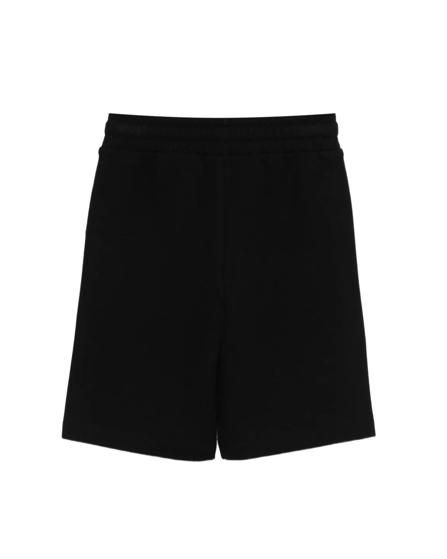 Moschino Kids Short Nero con Logo Teddy Bear per Bambini