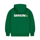 Barrow Kids Felpa Verde con Cappuccio e Zip per Bambini