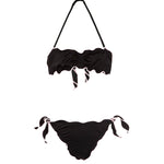 Effek Costume Bikini a Fascia Nero per Bambine