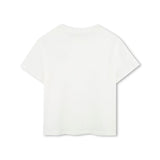 Michael Kors Kids T-shirt Bianca con Logo per Bambine (retro)