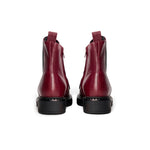 Twinset Kids Stivaletto Bergundy con Logo per Bambine
