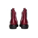 Twinset Kids Stivaletto Bergundy con Logo per Bambine