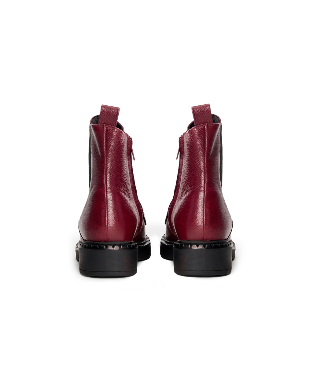 Twinset Kids Stivaletto Bergundy con Logo per Bambine