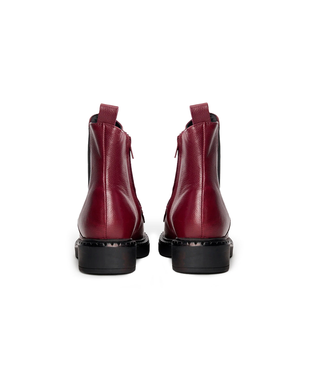 Twinset Kids Stivaletto Bergundy con Logo per Bambine