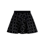 Michael Kors Kids Gonna Nera Skater con Logo per Bambine (retro)