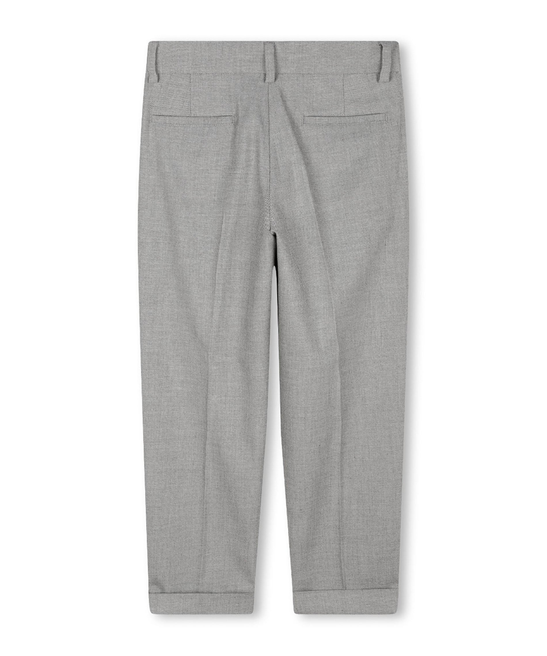 Boss Kids Pantaloni Grigio Straight Fit per Bambini