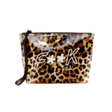 F**K Kids Pochette Fantasia Leopardato con Logo per Bambine