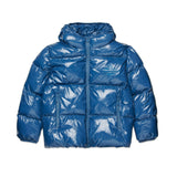 Dsquared2 Kids Giubbino Puffer Lavagna con Maple Leaf per Bambini