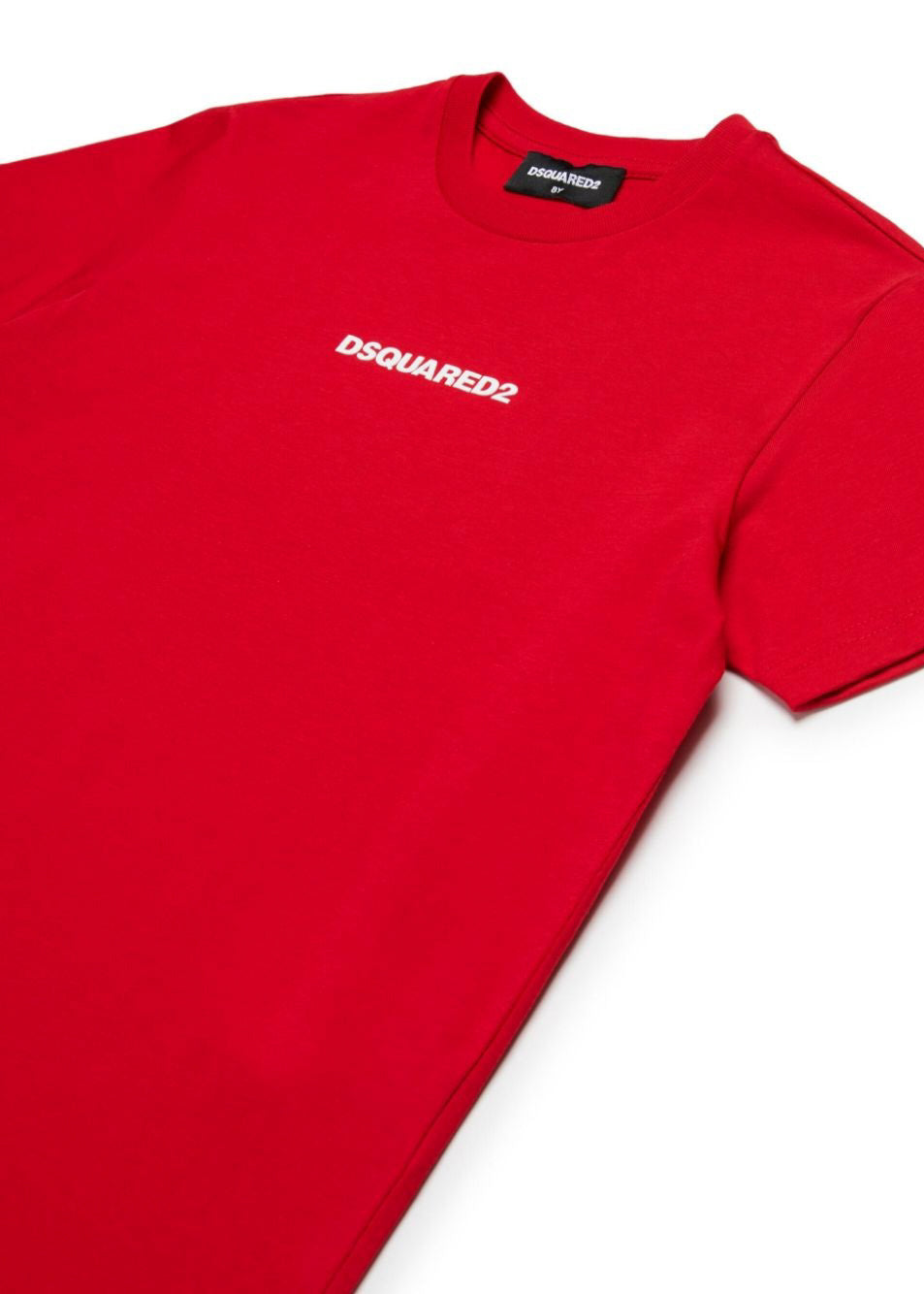 Dsquared2 Kids T-shirt Rossa con Logo